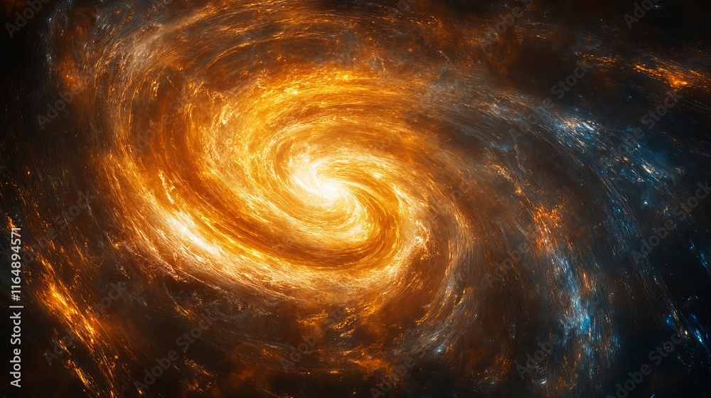 Obraz premium swirls of colors spiraling in a vortex. Generative AI