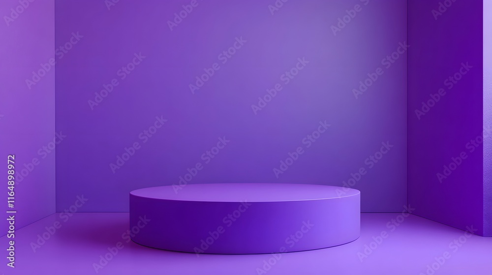 A large empty space with a solid electric purple background, giving an energetic and vibrant environment for a product A large empty space with a solid electric purple background, giving an energetic and vibrant environment for a product