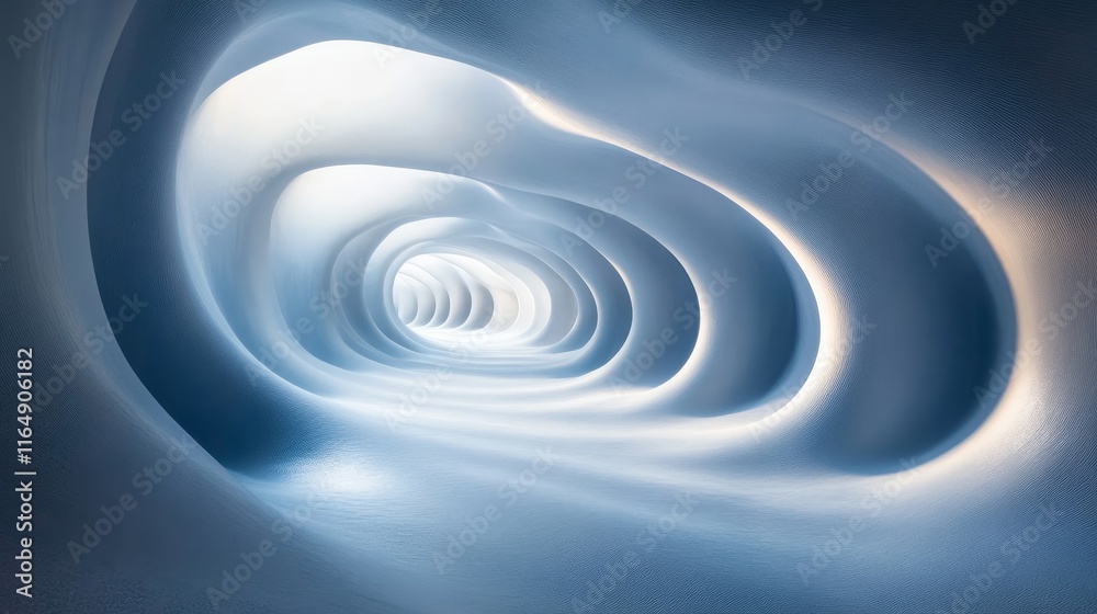 Fototapeta premium Optical illusions playing with form, light, and space. Generative AI