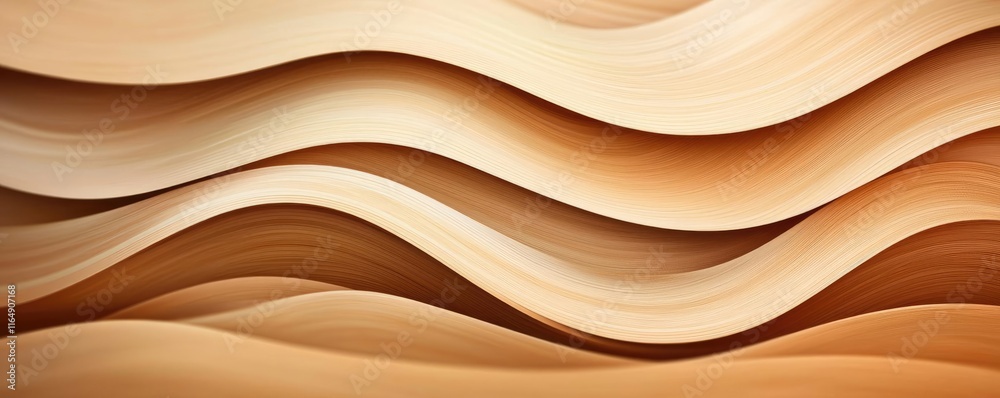 Obraz premium Noise abstract background concept. Abstract wood pattern with flowing curves in warm tones, ideal for backgrounds.