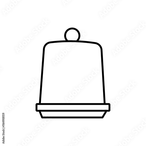 cloche icon vector symbol isolated