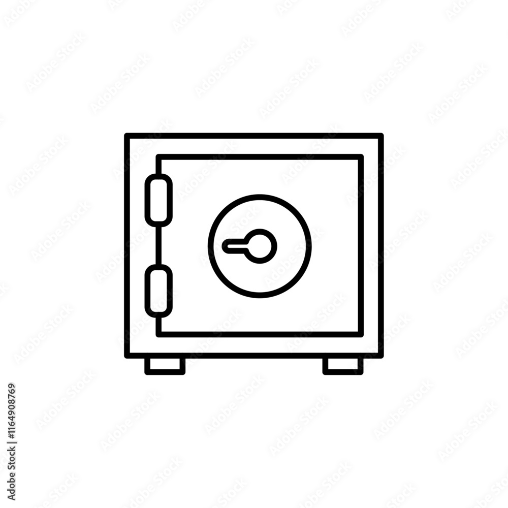 money vault icon vector symbol isolated money vault icon vector symbol isolated