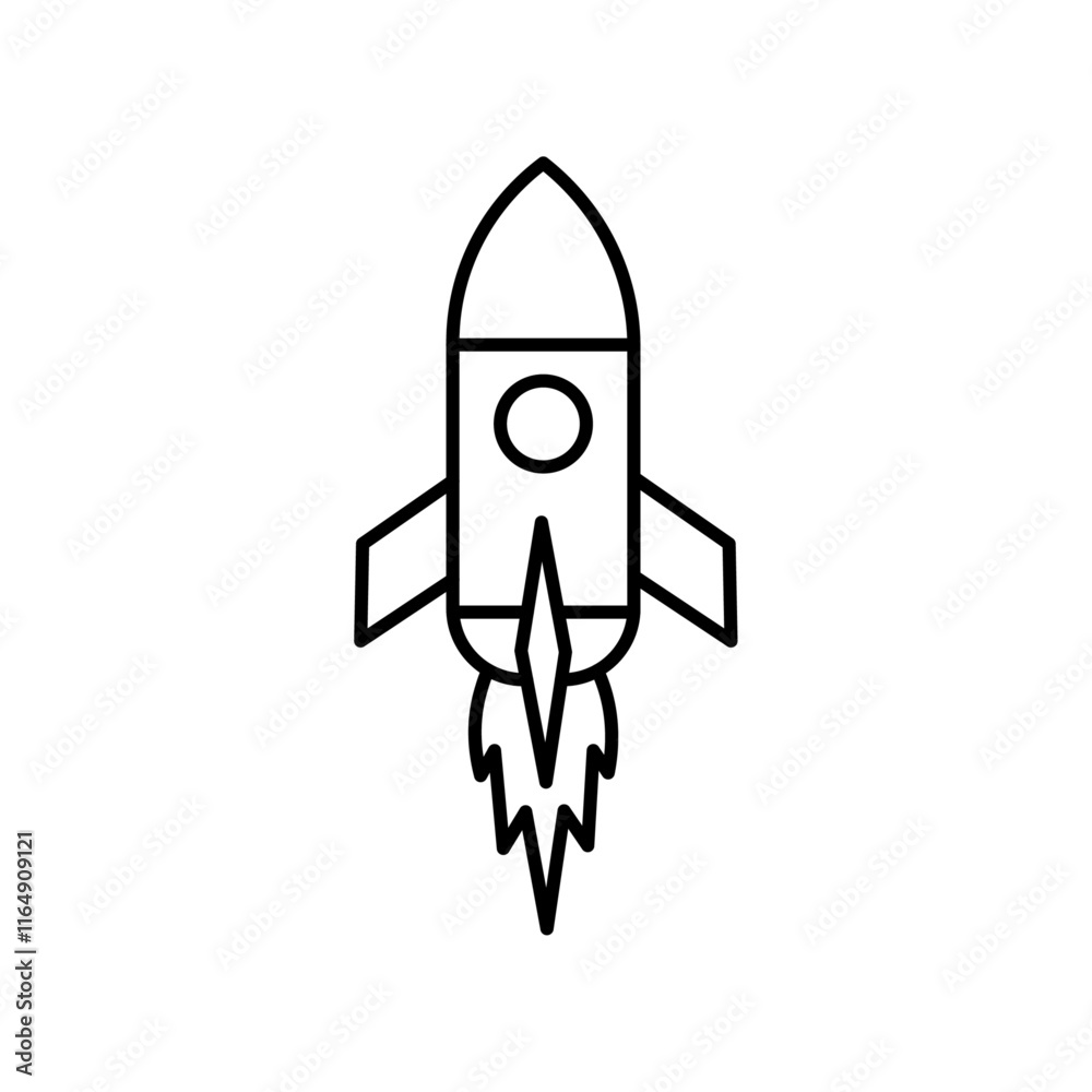 rocket icon vector symbol isolated rocket icon vector symbol isolated