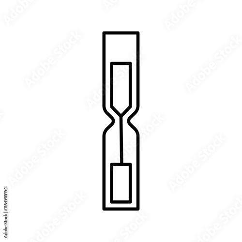 sand clock icon vector symbol isolated