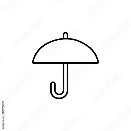 umbrella icon vector symbol isolated