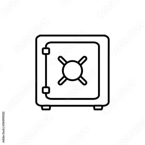 vault icon vector symbol isolated