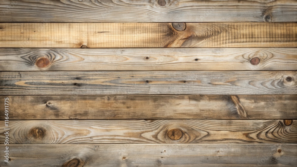 Naklejka premium Rustic Weathered Wooden Planks Background Texture for Design Projects