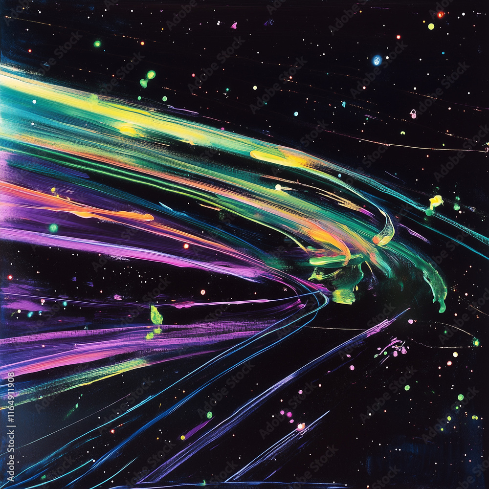 Wallpaper in space theme