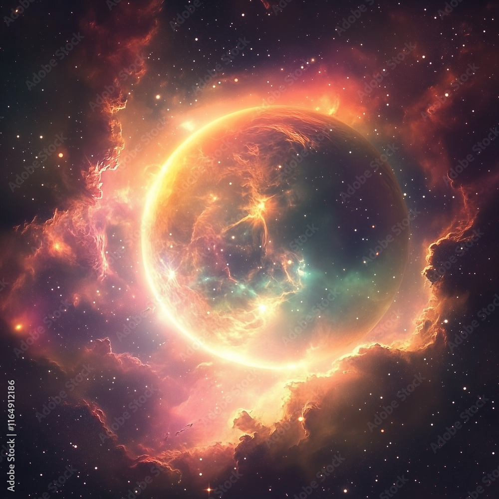 Wallpaper in space theme