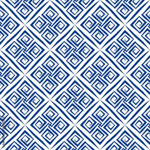 Seamless pattern It has a unique identity. modern geometric background and packaging design yet contemporary in style.