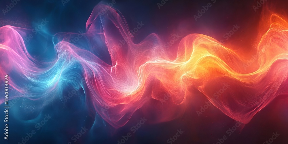 Obraz premium motion creating a sense of flowing energy. Generative AI
