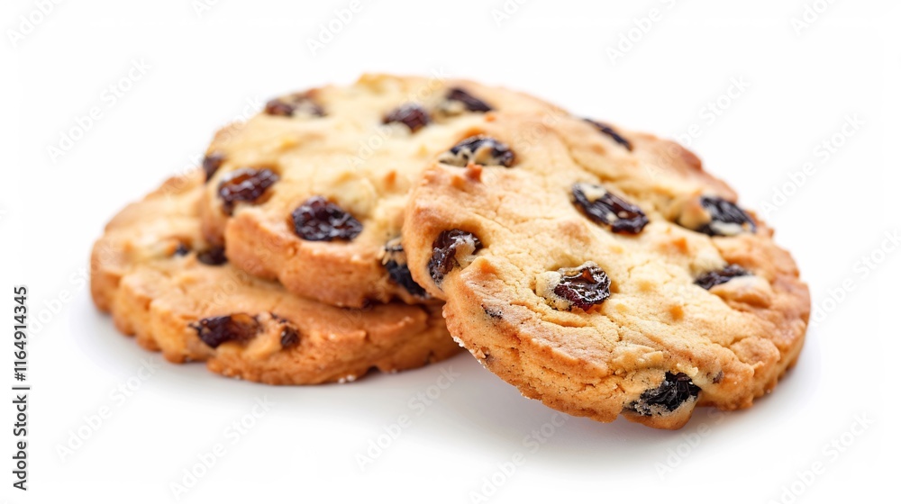 Delicious Homemade Raisin Cookies, Sweet Treat, Bakery Goodness Delicious Homemade Raisin Cookies, Sweet Treat, Bakery Goodness
