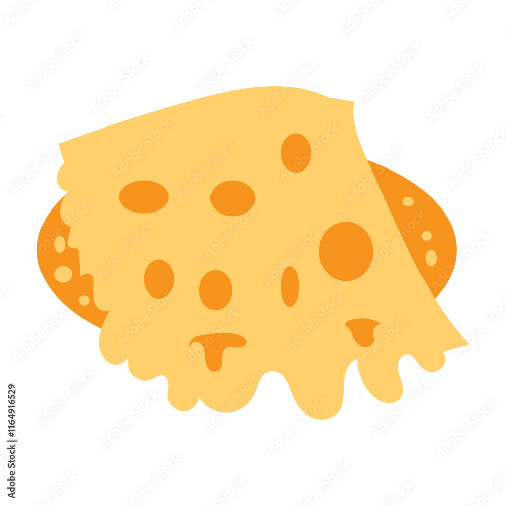cheese melted element vector illustration cheese melted element vector illustration