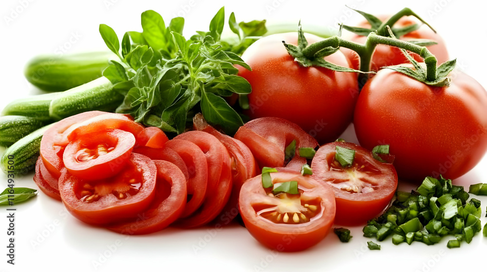 tomato isolated on white background, full depth of field tomato isolated on white background, full depth of field