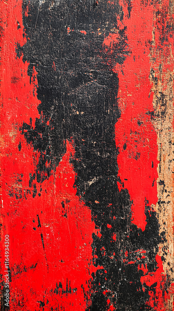 Abstract red and black grunge texture with bold splashes Abstract red and black grunge texture with bold splashes