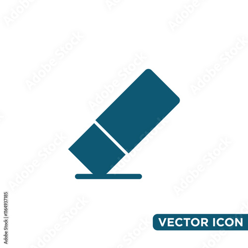 Simple Eraser Icon Design Template 