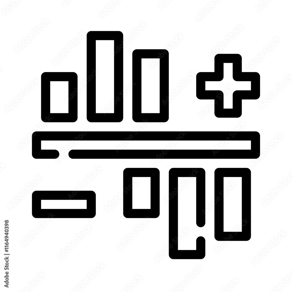 Icon Profit Earnings With Style Outline