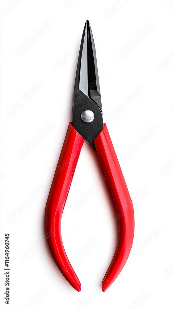 Red and Black Precision Pliers - High-Quality Tools for Craftsmanship Red and Black Precision Pliers - High-Quality Tools for Craftsmanship