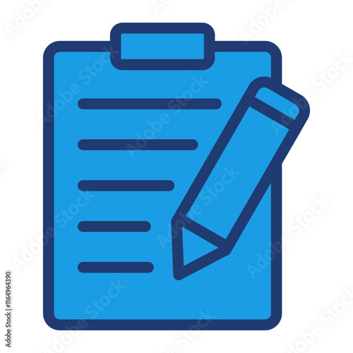 Contract Blue Color Icon
