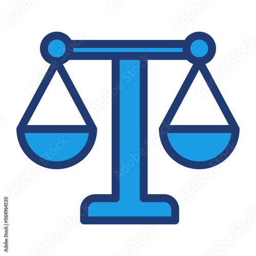 Scale Blue Color Icon