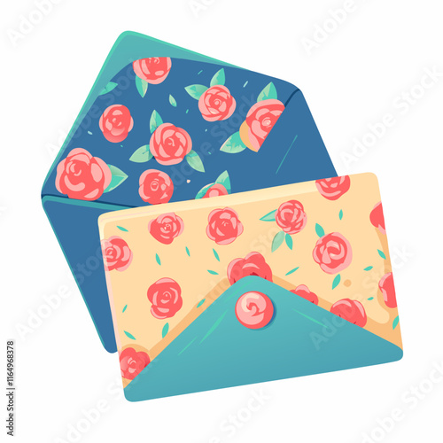 Romantic valentine card designs creative studio digital art cozy atmosphere close-up love concept