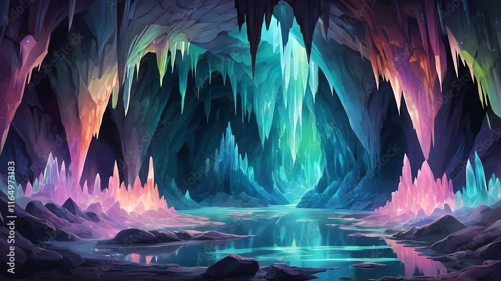 Fototapeta premium The Aurora Cavern