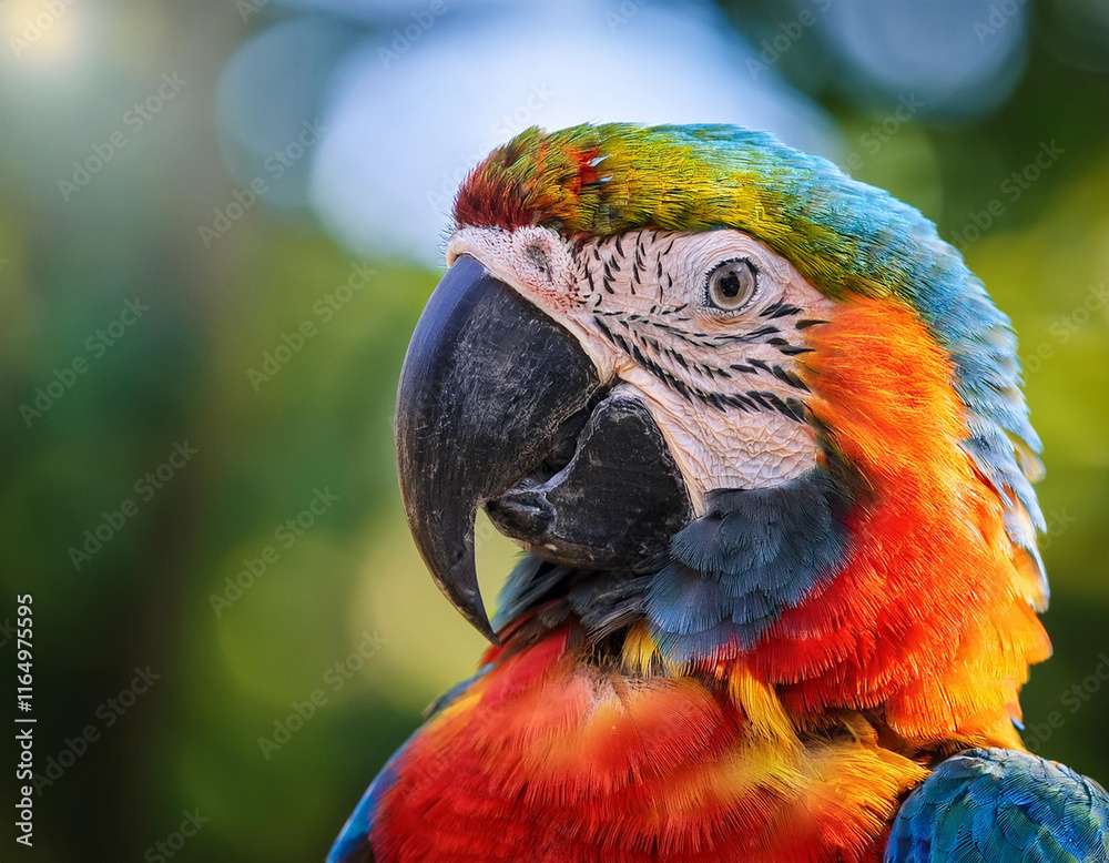Fototapeta premium exotic parrot animal image