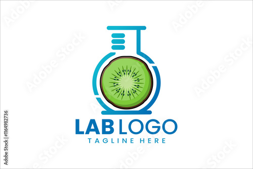 Unique fusion of lab and kiwi for fresh, innovative branding and creative projects