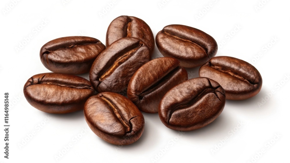 A close-up of dark roasted coffee beans arranged artistically, showcasing their rich texture and deep brown color. A close-up of dark roasted coffee beans arranged artistically, showcasing their rich texture and deep brown color.