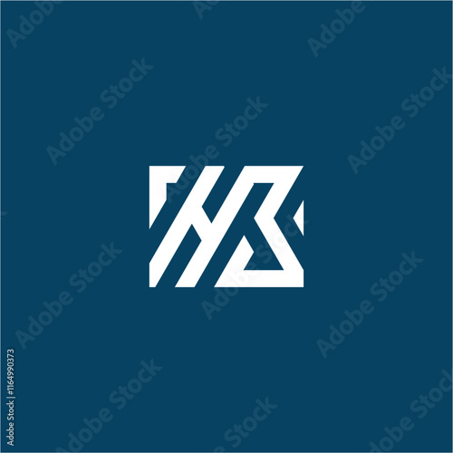 HB monogram logo concept photo