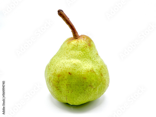 Pear fruit isolated on a clean white background photo