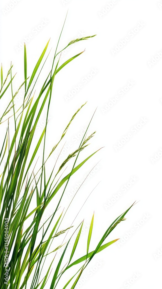 A Stunning Close-up of Fresh Green Grass Blades, Perfect for Nature Lovers and Environmental Enthusiasts A Stunning Close-up of Fresh Green Grass Blades, Perfect for Nature Lovers and Environmental Enthusiasts