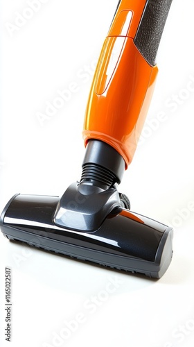 High-Performance Orange and Black Vacuum Cleaner: Modern Design for Effortless Cleaning photo