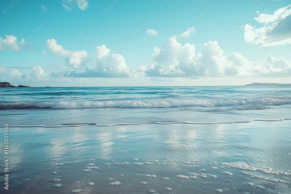 Fototapeta premium blue sky and sea