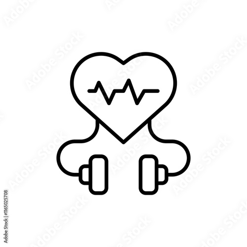 Defibrillator outline icons, minimalist vector illustration ,simple transparent graphic element .Isolated on white background