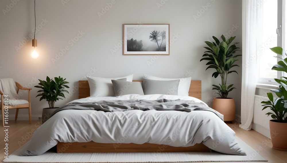 Fototapeta premium interior of a bedroom