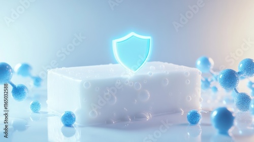Revolutionary antibacterial soap offers advanced protection against germs with innovative technology, enhancing hygiene for healthier skin care. photo
