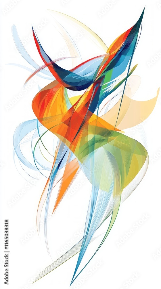 Obraz premium Abstract Colorful Design Art Print