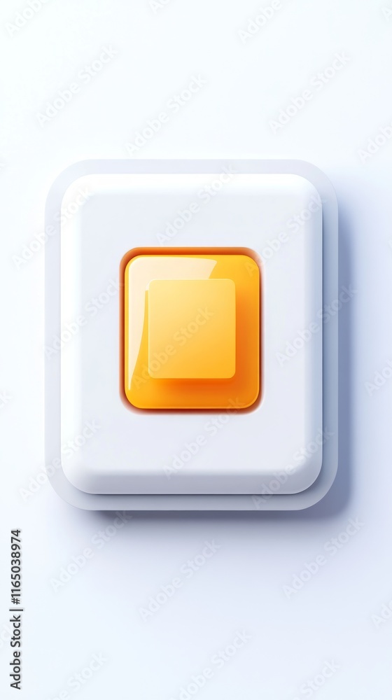 Modern Minimalist Square Button Design Modern Minimalist Square Button Design