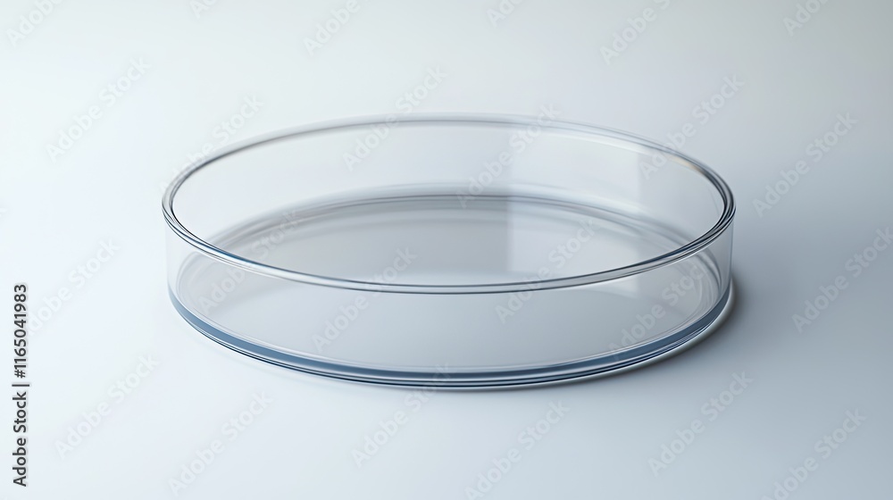 Single spherical Petri dish viewed from the side. Single spherical Petri dish viewed from the side.