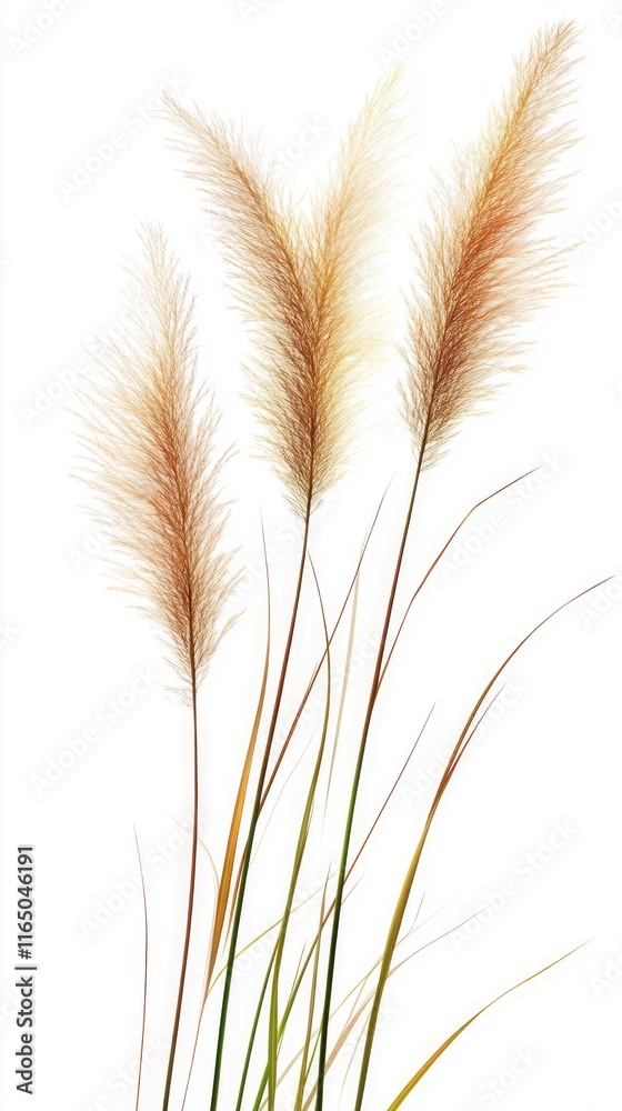 Delicate Autumnal Grass: A Nature's Embrace Delicate Autumnal Grass: A Nature's Embrace