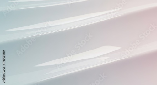 Glossy porcelain texture with delicate shine and smooth finish