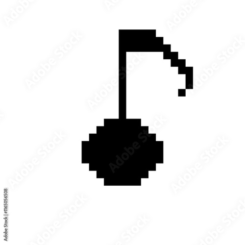 Wallpaper Mural 音符のドット絵 Torontodigital.ca