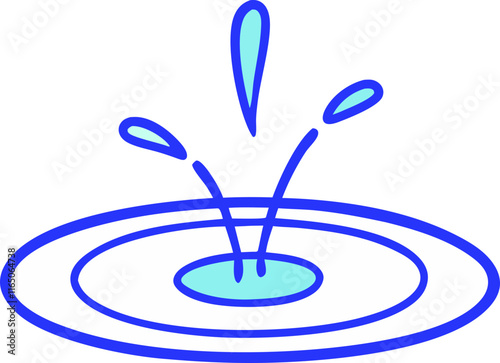 water splash effect