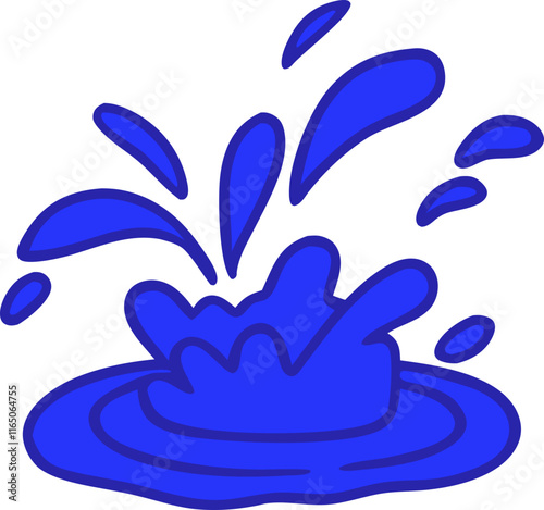 water splash effect