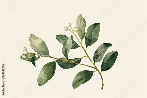 Elegant minimalist Christmas card with a snowflake border, soft shadows, clean and modern white background 