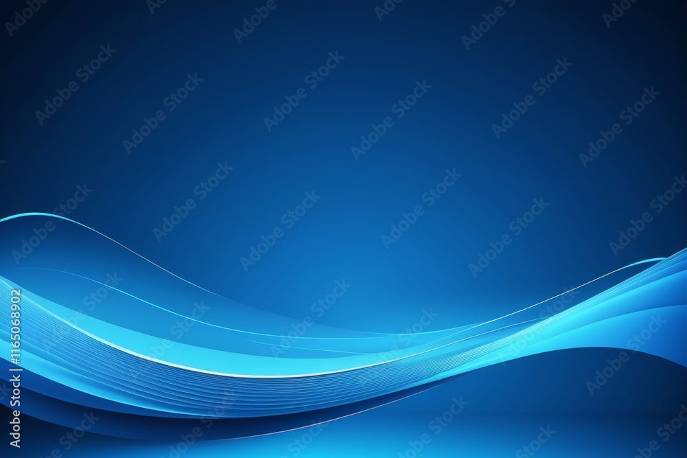 abstract blue background with smooth lines and waves abstract blue background with smooth lines and waves