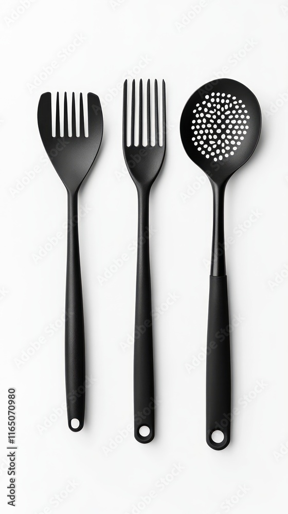 Modern Black Kitchen Utensil Set: Essential Tools for Culinary Excellence Modern Black Kitchen Utensil Set: Essential Tools for Culinary Excellence