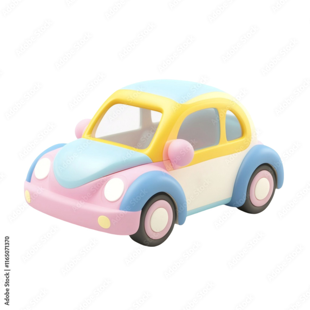 Car Baby Toy Illustration Isolated on Transparent Background Car Baby Toy Illustration Isolated on Transparent Background