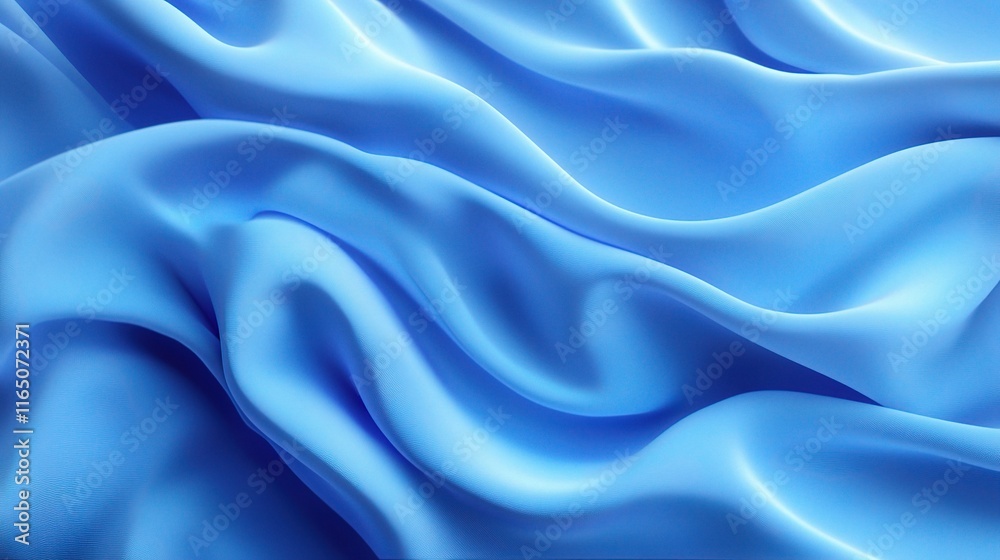 Smooth Blue Fabric with Subtle Gradients and Textures Smooth Blue Fabric with Subtle Gradients and Textures
